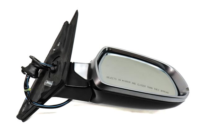 Thumbnail 4: 12-14 AUDI S4 (B8 8K) RIGHT PFOLD HEAT MEMORY AUTODIM DOOR MIRROR (ALUMINUM)