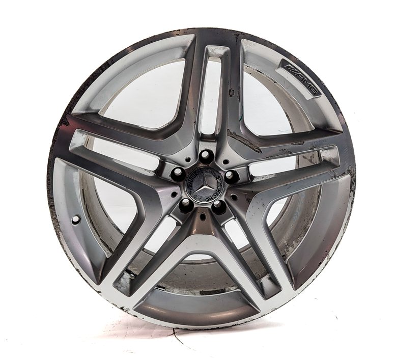 Thumbnail 2: 13-19 MERCEDES GL350 GL450 GL550 GLS X166 21x10 ALUMINUM 10 SPOKE AMG WHEEL RIM