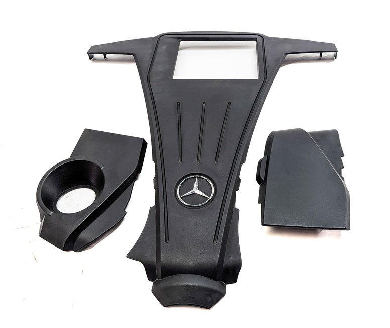 Thumbnail 2: 11-20 MERCEDES CL E GL ML S CLASS (W166 X166 C216) 4.6L ENGINE COVER TRIM SET 3