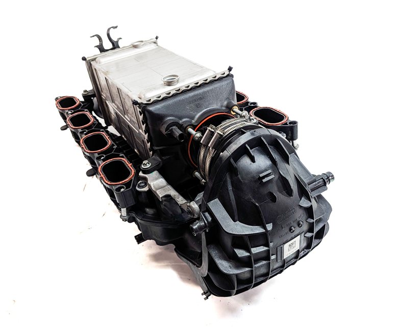 11-20 MERCEDES E GL ML S W212 W166 W221 X166 4.6L INTAKE MANIFOLD w/ INTERCOOLER