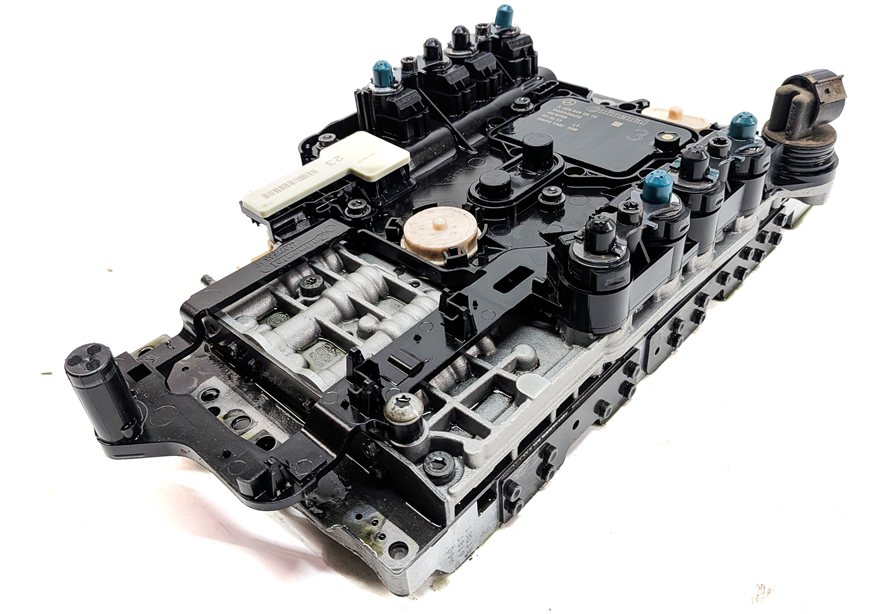 Thumbnail 3: 13 MERCEDES GL ML W166 X166 722.9 AUTO TRANSMISSION VALVE BODY w/CONDUCTOR PLATE