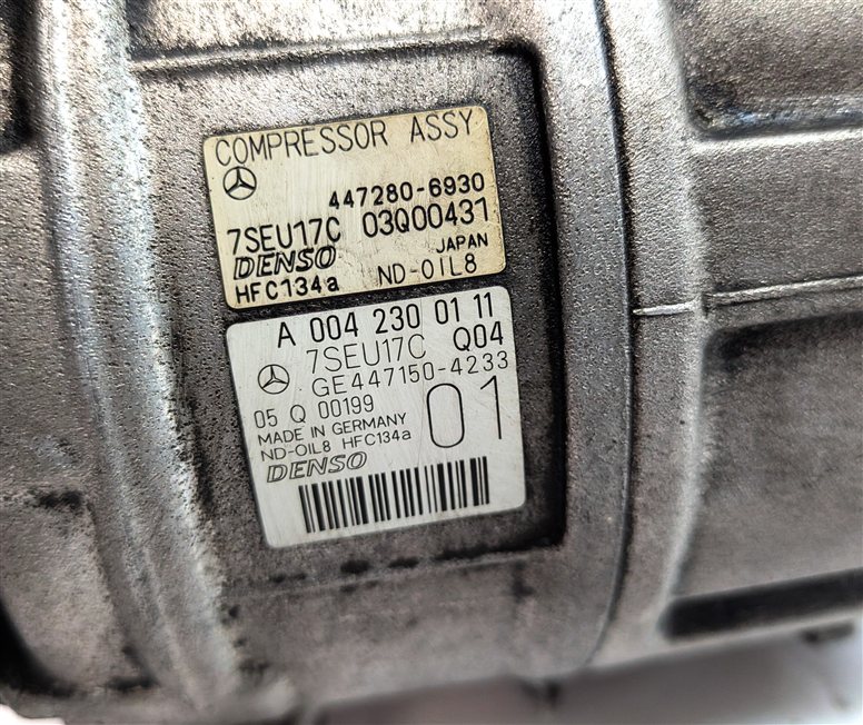 Thumbnail 7: 2012-2016 MERCEDES G550 GL450 GL550 ML550 (W166 W463 X166) A/C COMPRESSOR PUMP