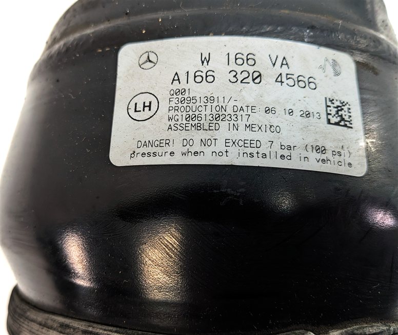 Thumbnail 7: 2012-2019 MERCEDES GL350 GL450 GL550 ML550 (W166 X166) LEFT FRONT ADAPTIVE SHOCK