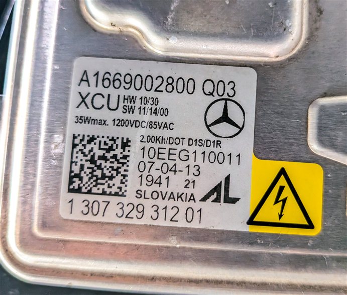 Thumbnail 10: 2013-2016 MERCEDES GL350 GL450 GL550 (X166) RIGHT XENON HID HEADLIGHT LIGHT LAMP