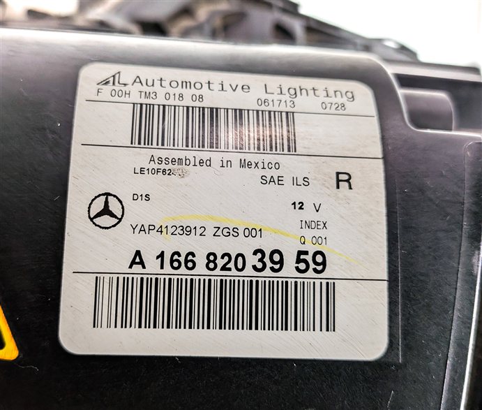 Thumbnail 11: 2013-2016 MERCEDES GL350 GL450 GL550 (X166) RIGHT XENON HID HEADLIGHT LIGHT LAMP