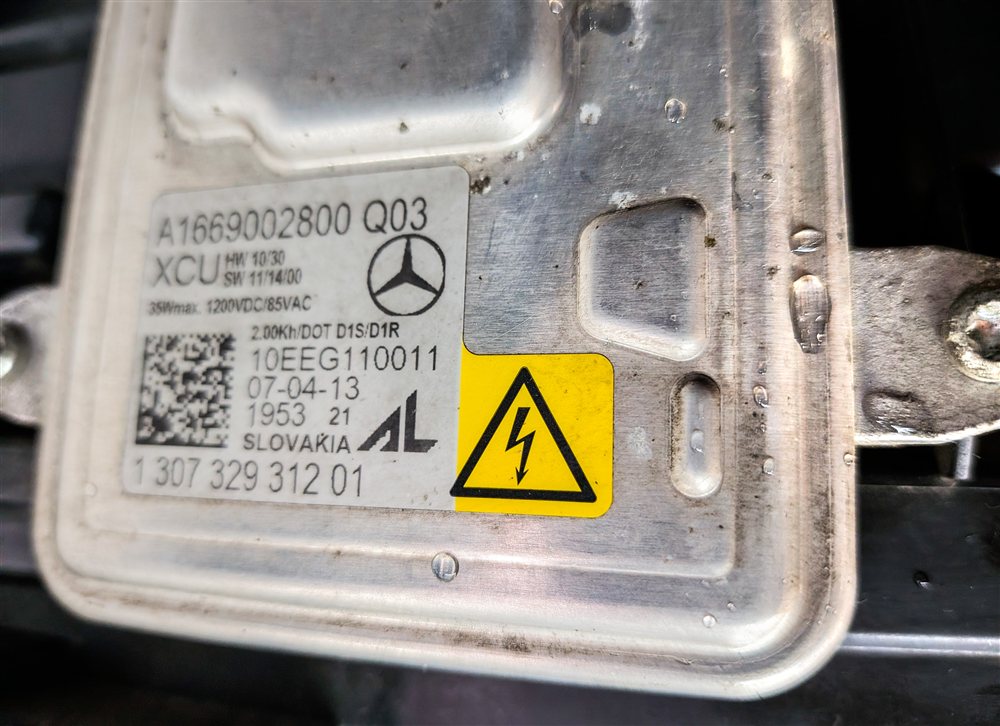 Thumbnail 12: 13-16 MERCEDES GL CLASS (X166) FRONT LEFT DRIVER XENON HID HEADLIGHT LIGHT LAMP