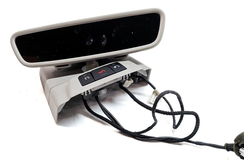 Thumbnail 2: 12-16 MERCEDES GL ML CLASS (W166 X166) AUTODIM HOMELINK REARVIEW MIRROR (Gray)