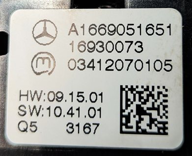 Thumbnail 7: 2013 MERCEDES GL550 (X166) SUSPENSION HEIGHT HILL DESCENT CONTROL SWITCH PANEL