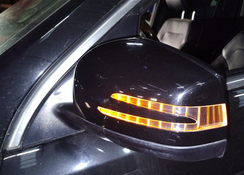 Thumbnail 2: 2013-2016 MERCEDES GL (X166) LEFT DRIVER DOOR MIRROR MEM AUTODIM CAMERA (Black)