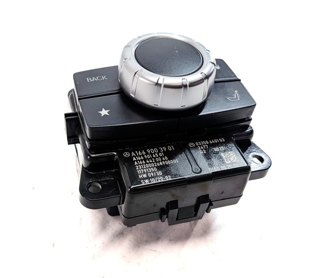 Thumbnail 3: 12-13 GL ML CLASS W166 X166 FRONT CENTER CONSOLE MMI MEDIA CONTROL KNOB