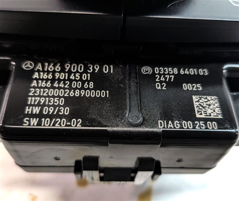 Thumbnail 7: 12-13 GL ML CLASS W166 X166 FRONT CENTER CONSOLE MMI MEDIA CONTROL KNOB