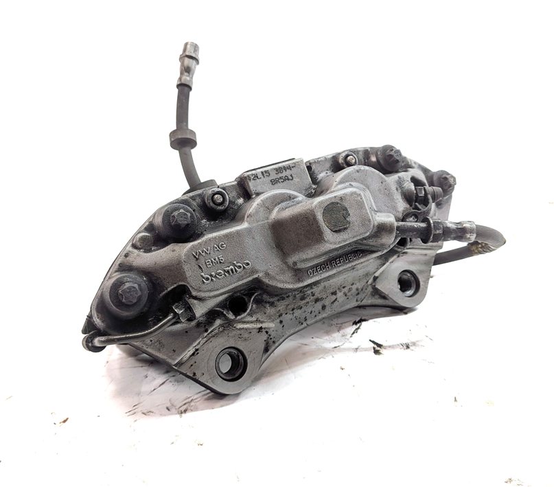 Thumbnail 4: 13-17 AUDI Q5 (B8 8R) FRONT LEFT DRIVER SIDE BRAKE CALIPER (BREMBO 320mm ROTOR)