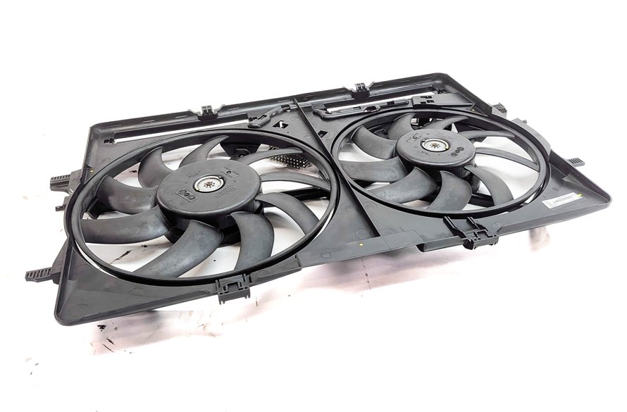 Thumbnail 5: 09-17 AUDI A4 A5 Q5 S4 (B8 8T 8R) 2.0L 3.0L 3.2L RADIATOR COOLING FAN w/ SHROUD