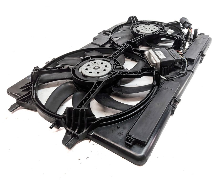 Thumbnail 6: 09-17 AUDI A4 A5 Q5 S4 (B8 8T 8R) 2.0L 3.0L 3.2L RADIATOR COOLING FAN w/ SHROUD