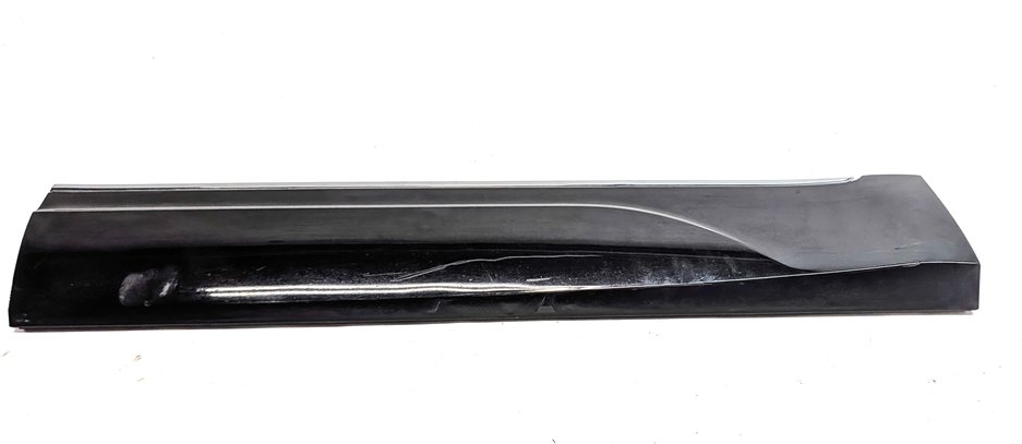 Thumbnail 2: 13-17 AUDI Q5 (B8 8R) REAR LEFT DOOR EXTERIOR LOWER MOULDING RUNNER TRIM (Black)