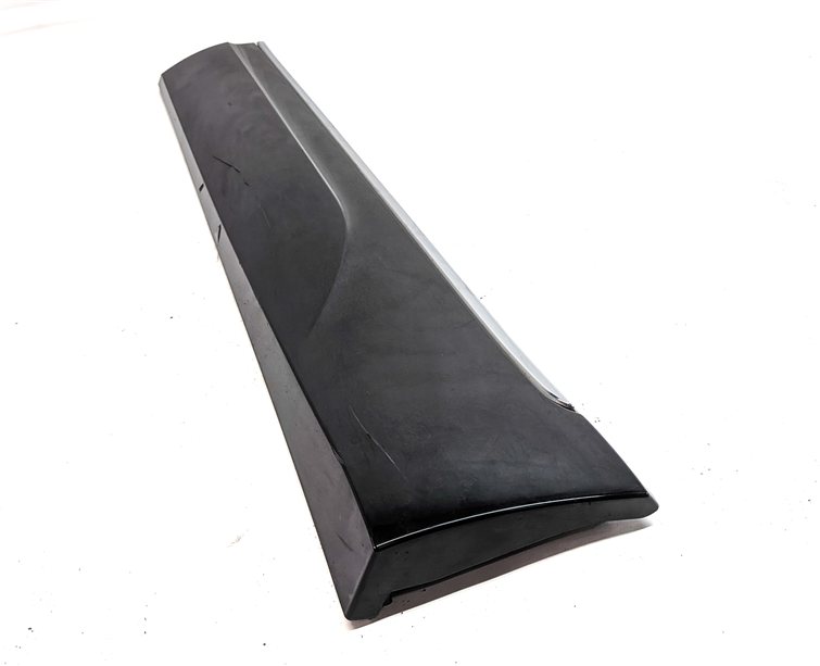 Thumbnail 3: 13-17 AUDI Q5 (B8 8R) REAR LEFT DOOR EXTERIOR LOWER MOULDING RUNNER TRIM (Black)