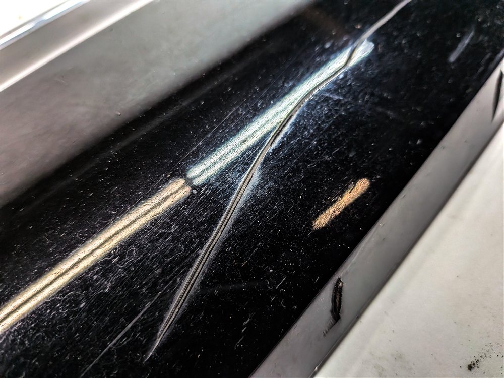 Thumbnail 9: 13-17 AUDI Q5 (B8 8R) REAR LEFT DOOR EXTERIOR LOWER MOULDING RUNNER TRIM (Black)