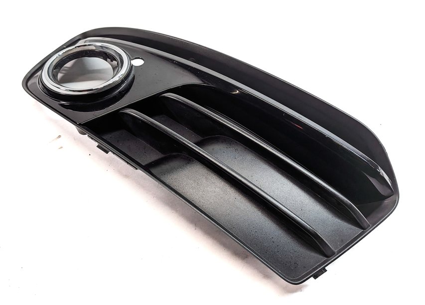 2013-2016 AUDI Q5 (B8 8R) FRONT LEFT DRIVER LOWER FOGLIGHT GRILLE TRIM (BLACK)