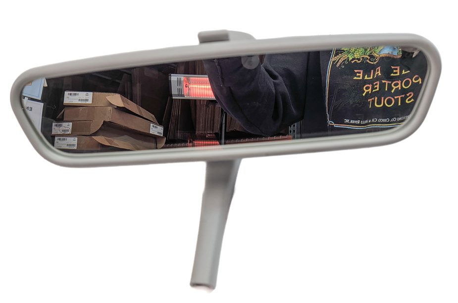 Thumbnail 2: 00-17 AUDI A4 S4 RS4 A6 S6 Q5 SQ5 (B6 B7 B8 8R C5) MANUAL DIM REAR VIEW MIRROR