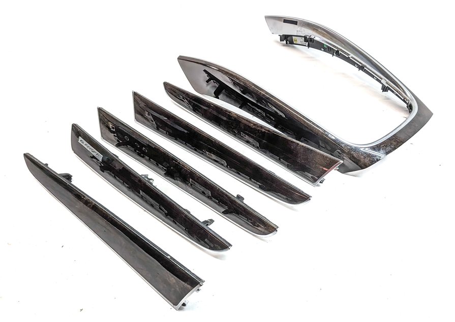 2013 AUDI Q5 (B8 8R) INTERIOR DASH CENTER CONSOLE DOOR WOOD TRIM SET/6 (Walnut)