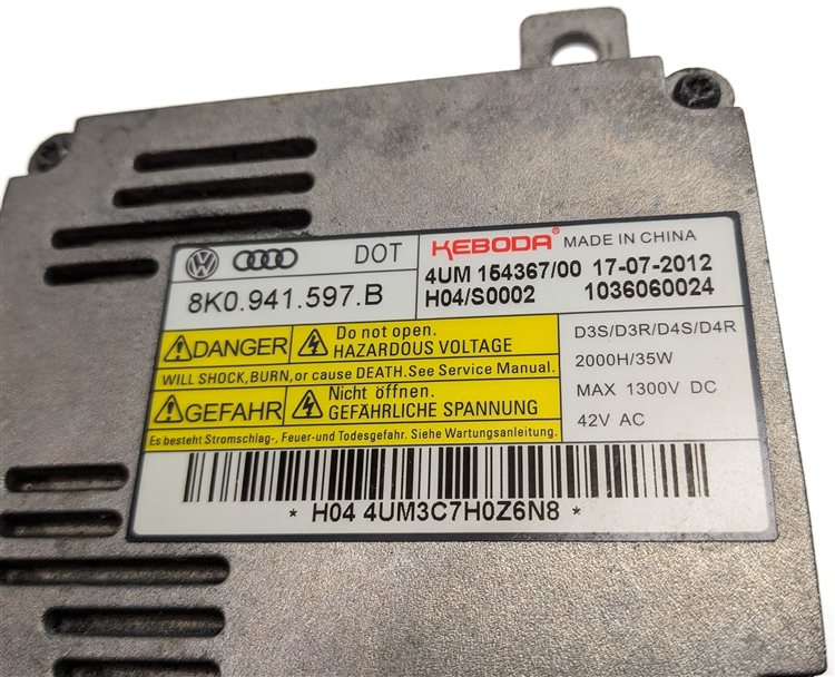 Thumbnail 8: 2013 AUDI Q5 (B8 8R) FRONT RIGHT PASSENGER HEADLIGHT BALLAST CONTROL MODULE