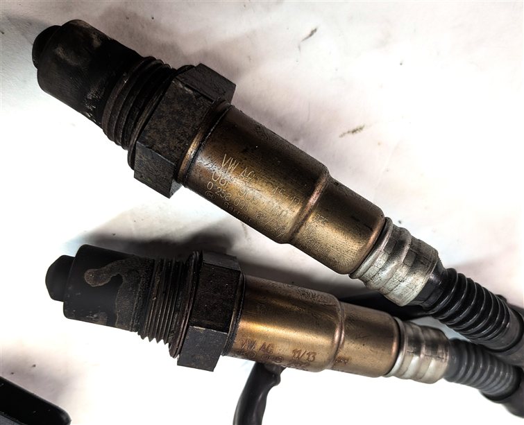 Thumbnail 4: 2013 AUDI Q5 (B8 8R) 2.0L (CPMA) ENGINE OXYGEN O2 LAMBDA PROBE WIRE SENSOR SET/2