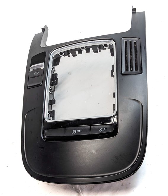 2013 AUDI Q5 (B8 8R) FRONT CENTER CONSOLE A/T SHIFT SHIFTER TRIM PANEL