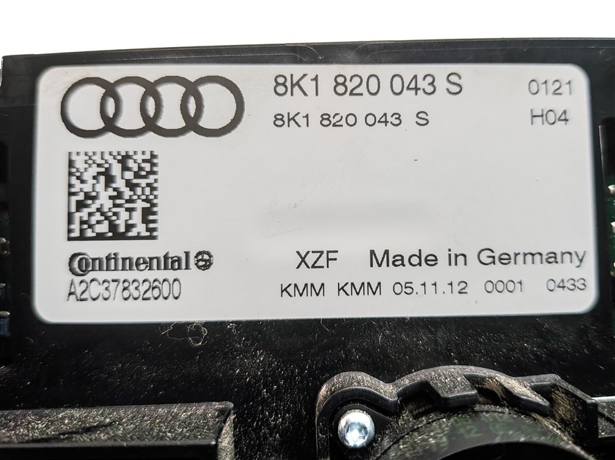 Thumbnail 10: 13-17 AUDI A4 S4 A5 S5 RS5 Q5 SQ5 (B8 8K 8T 8R) HEATER A/C TEMPERATURE CONTROL