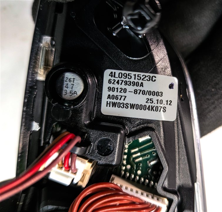Thumbnail 5: 2013 AUDI Q5 (B8 8R) DRIVER STEERING WHEEL PHONE MEDIA OPTION SELECT SWITCH SET