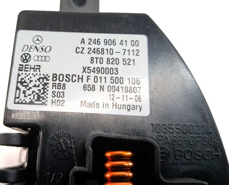 Thumbnail 6: 13-17 AUDI A4 S4 A5 S5 Q5 (B8 8K 8T 8R) FRONT HEATER A/C BLOWER MOTOR RESISTOR