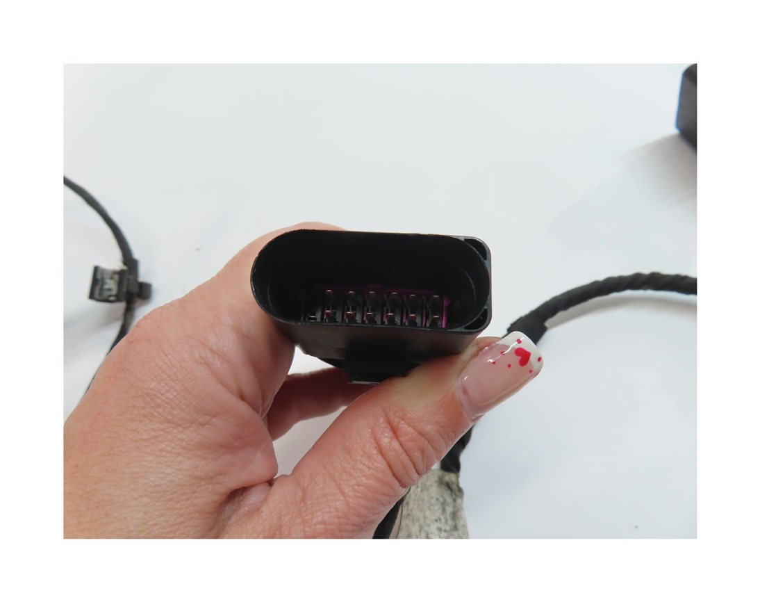 Thumbnail 5: 2011 AUDI Q7 (4L) REAR PARK ASSIST PDC DISTANCE CONTROL SENSOR SET/4 (Black)