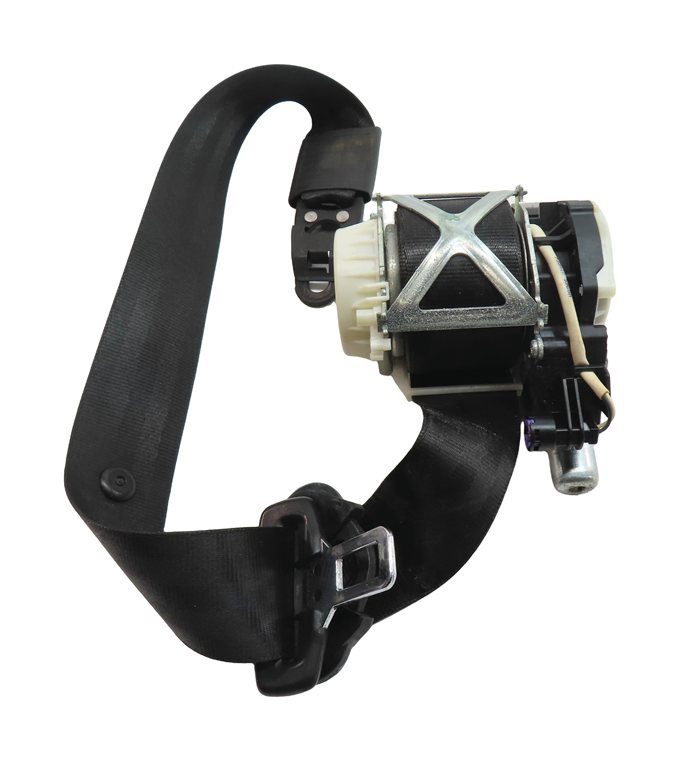 Thumbnail 4: 2007-2015 AUDI Q7 (4L) FRONT RIGHT PASSENGER SEAT SEATBELT RETRACTOR (Black)