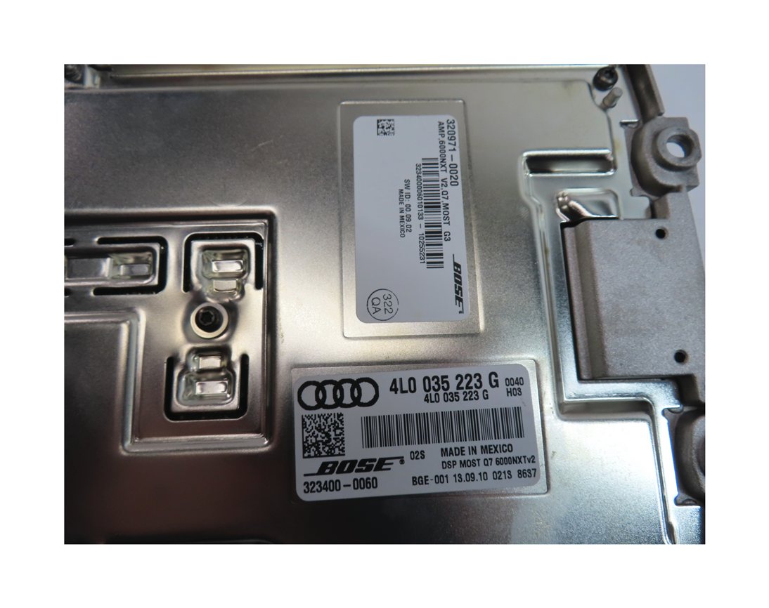 Thumbnail 10: 2010-2012 AUDI Q7 (4L) BOSE AUDIO AMP AMPLIFIER (4L0035223F / 4L0035223G)