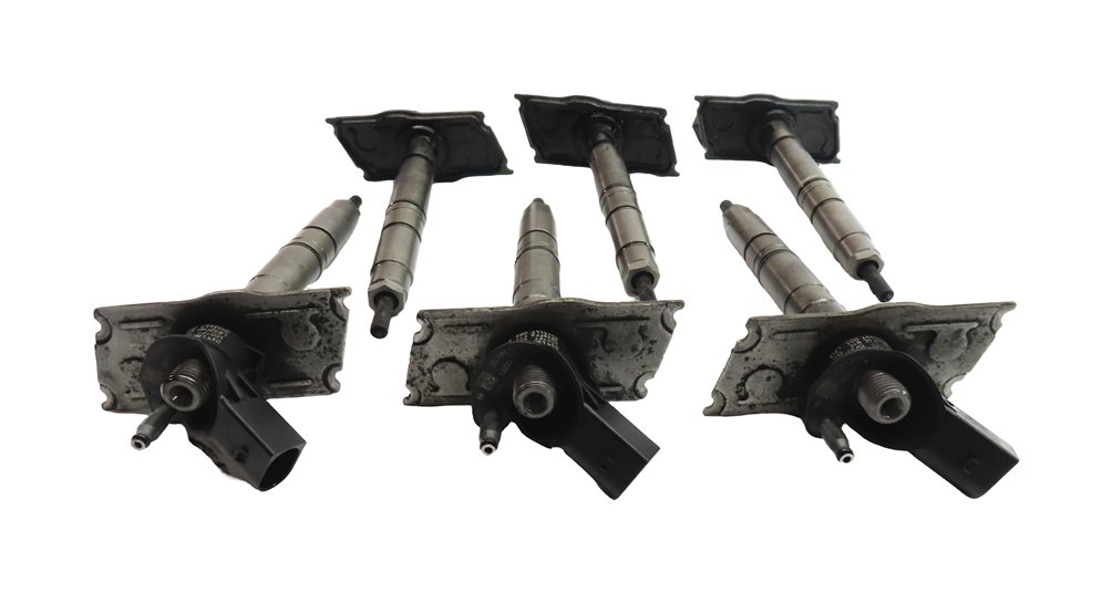 Thumbnail 3: 2010-2012 AUDI Q7 (4L) 3.0L TDI DIESEL ENGINE FUEL INJECTOR SET 6