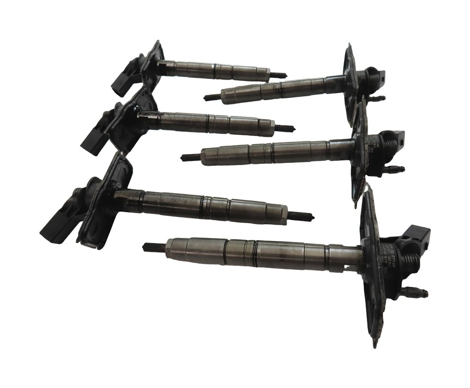 Thumbnail 4: 2010-2012 AUDI Q7 (4L) 3.0L TDI DIESEL ENGINE FUEL INJECTOR SET 6