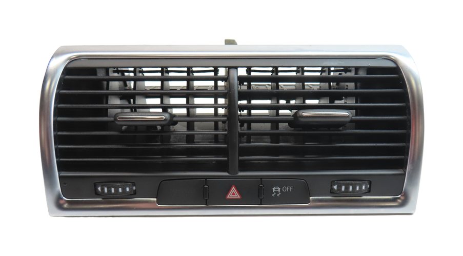 Thumbnail 3: 2011 AUDI Q7 (4L) FRONT CENTER DASH HEAT AIR AC HVAC DUAL VENT (Gray)