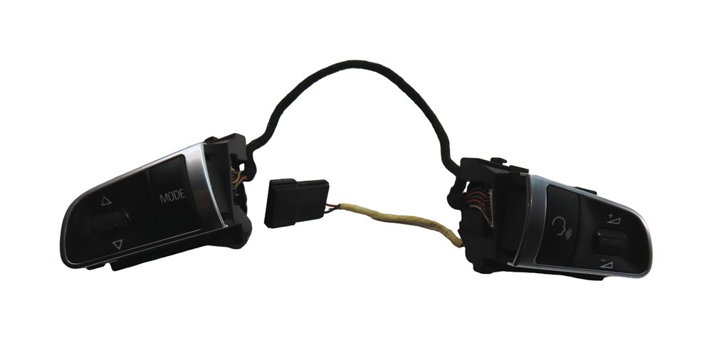 Thumbnail 2: 2011 AUDI Q7 (4L) DRIVER STEERING WHEEL RADIO PHONE CONTROL SWITCH SET/2