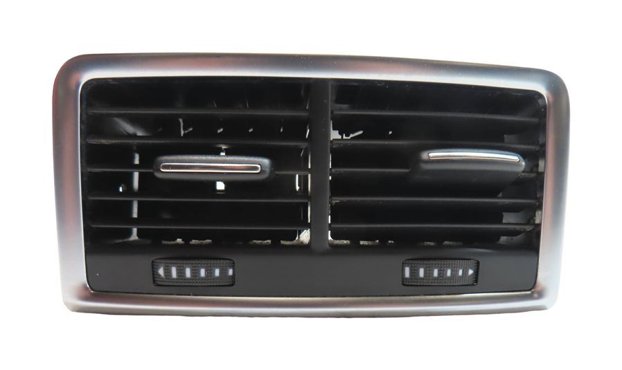 Thumbnail 3: 2011 AUDI Q7 (4L) REAR CENTER CONSOLE HEAT AIR AC HVAC DUAL VENT (Black)