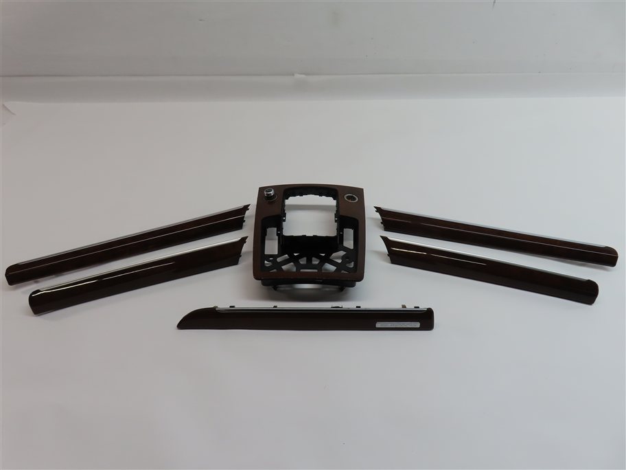Thumbnail 2: 2011 AUDI Q7 (4L) INTERIOR DASH DOOR CENTER CONSOLE WOOD TRIM SET/6 (Walnut)