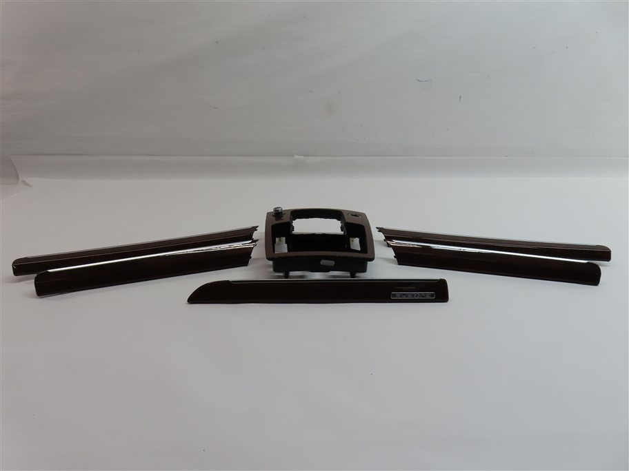 Thumbnail 3: 2011 AUDI Q7 (4L) INTERIOR DASH DOOR CENTER CONSOLE WOOD TRIM SET/6 (Walnut)