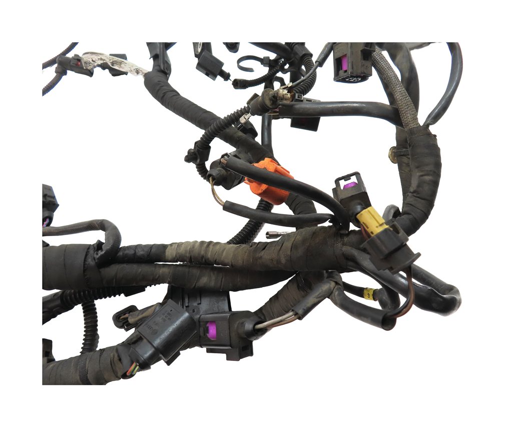 Thumbnail 10: 2011 AUDI Q7 (4L) 3.0L DIESEL (CATA) ENGINE MOTOR WIRE WIRING HARNESS LOOM