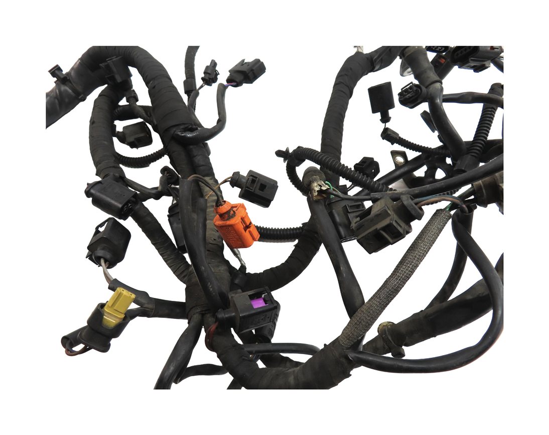 Thumbnail 8: 2011 AUDI Q7 (4L) 3.0L DIESEL (CATA) ENGINE MOTOR WIRE WIRING HARNESS LOOM