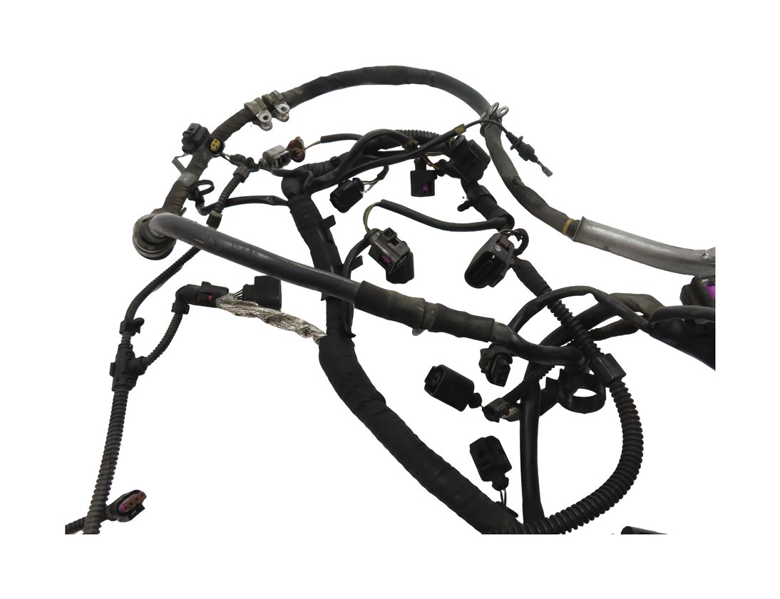 Thumbnail 9: 2011 AUDI Q7 (4L) 3.0L DIESEL (CATA) ENGINE MOTOR WIRE WIRING HARNESS LOOM