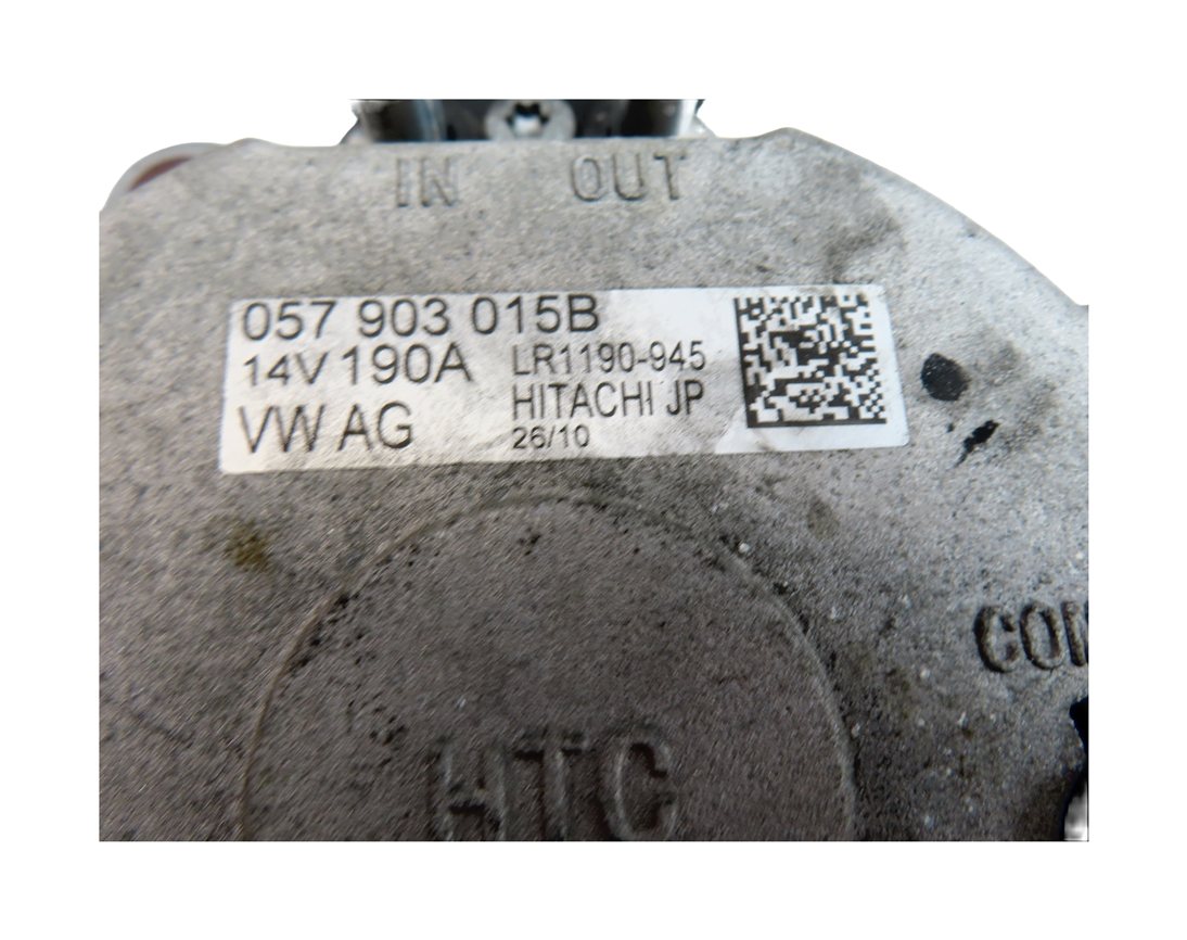 Thumbnail 6: 2011-2016 AUDI A8 Q7 4L D4 4H 3.0L 190 AMP ALTERNATOR GENERATOR