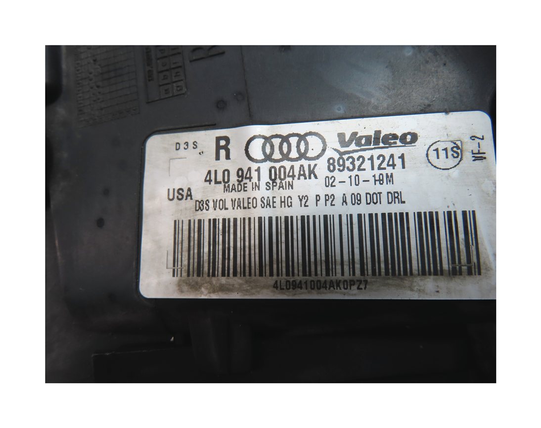 Thumbnail 8: 2010-2015 AUDI Q7 (4L) RIGHT PASSENGER XENON HID HEADLIGHT LIGHT LAMP (NON AFS)