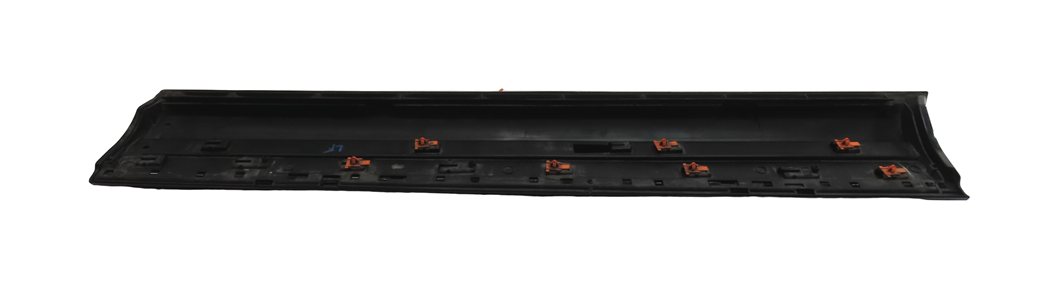 Thumbnail 5: 10-15 AUDI Q7 4L FRONT LEFT DRIVER LOWER DOOR TRIM MOULDING w/out SLINE (BLACK)