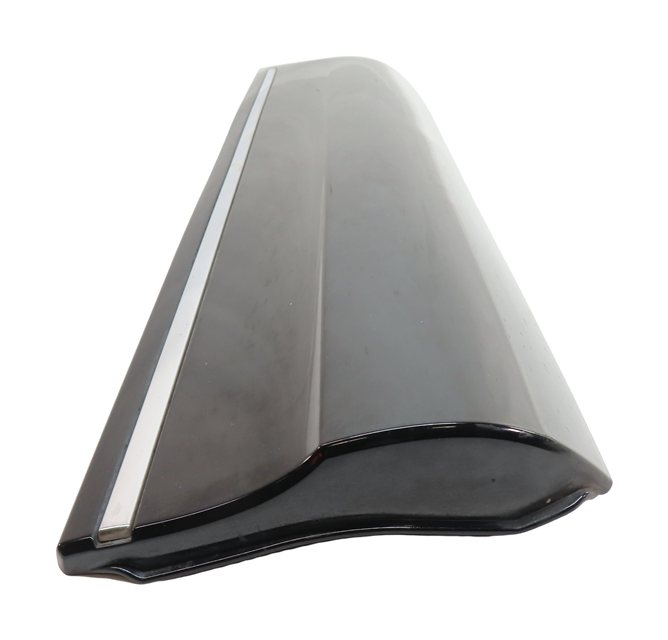 Thumbnail 4: 10-15 AUDI Q7 (4L) REAR LEFT DOOR LOWER TRIM PANEL MOULDING w/out SLINE (BLACK)