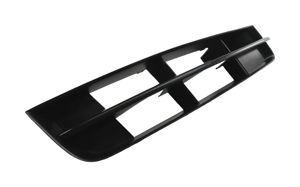 2011 AUDI Q7 4L FRONT RIGHT PASSENGER LOWER BUMPER TRIM VENT GRILLE END (BLACK)