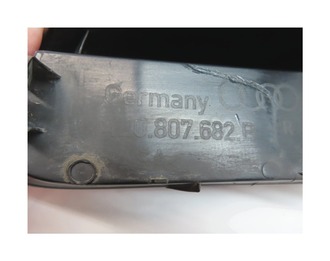 Thumbnail 7: 2011 AUDI Q7 4L FRONT RIGHT PASSENGER LOWER BUMPER TRIM VENT GRILLE END (BLACK)