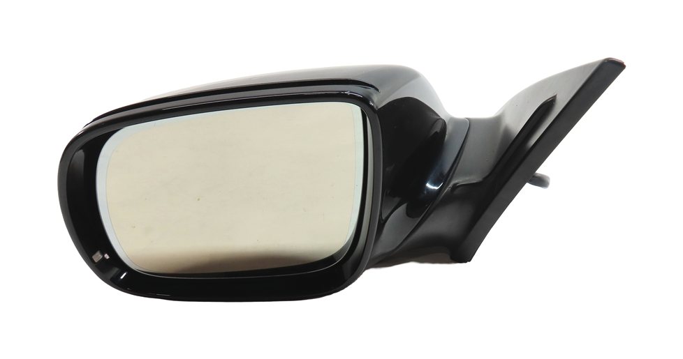 Thumbnail 3: 10-12 AUDI Q7 (4L) LEFT DRIVER P-FOLD AUTODIM MEMORY DOOR MIRROR (Black)